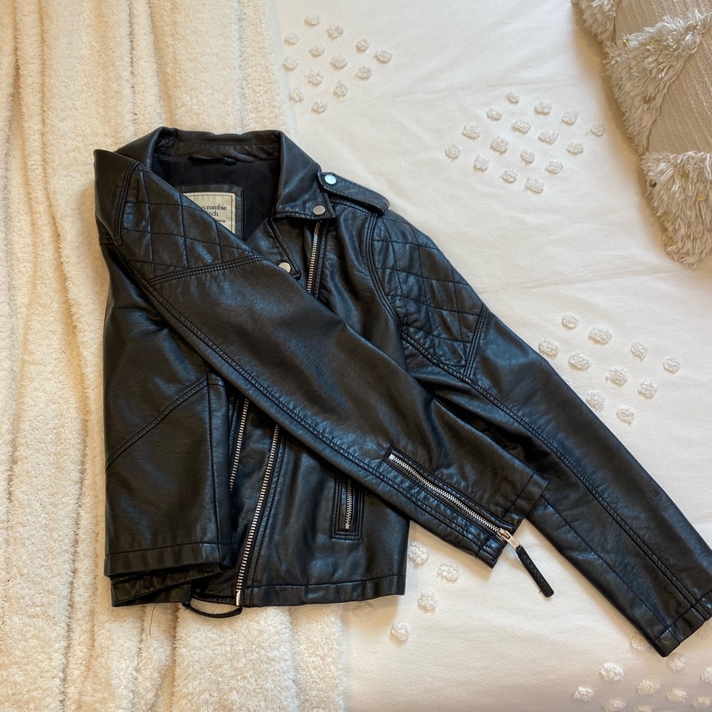 Abercrombie Leather Jacket